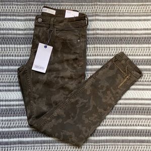 Zara  z1975 camo skinny mid rise24 hour drop!!!